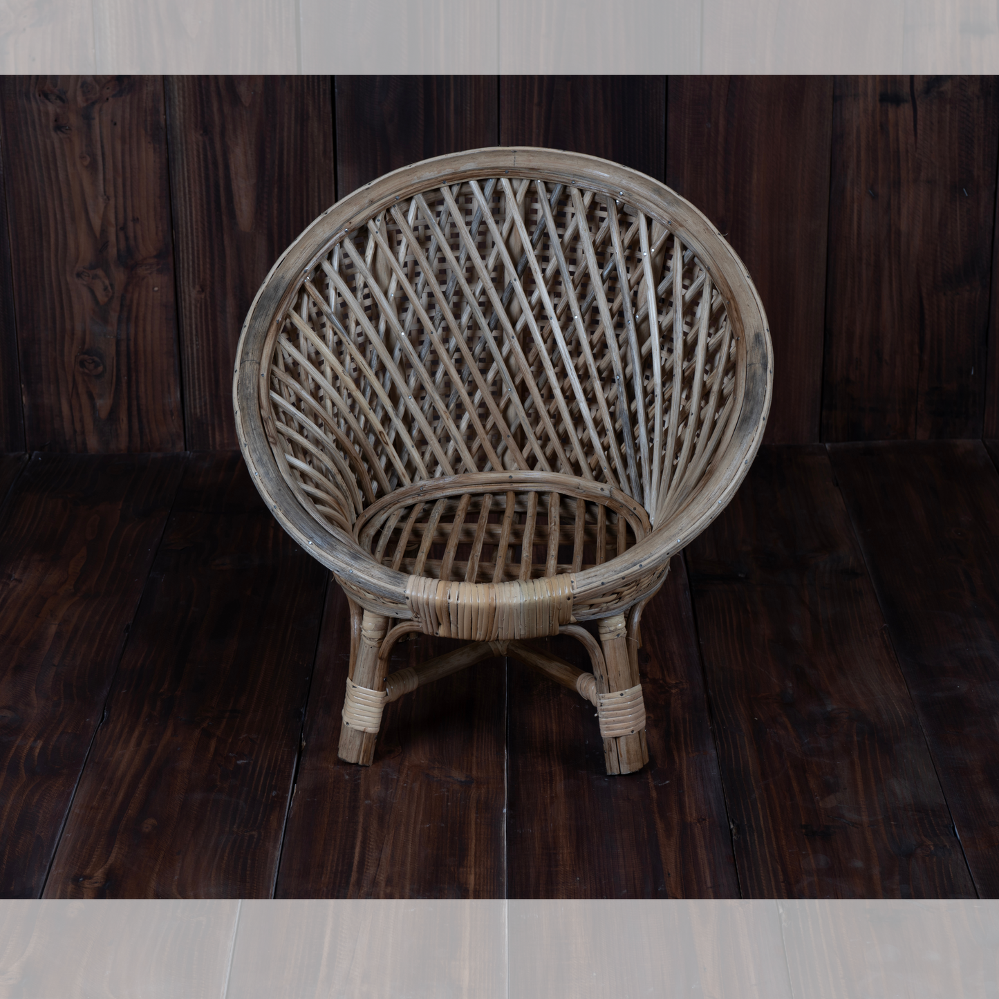 Cane round chair type 2