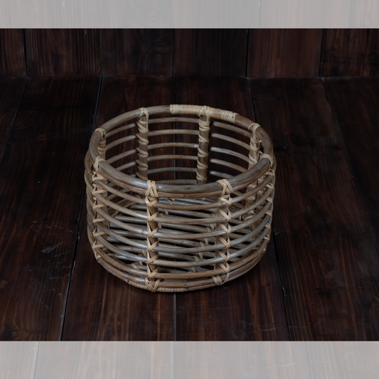 Round coco basket