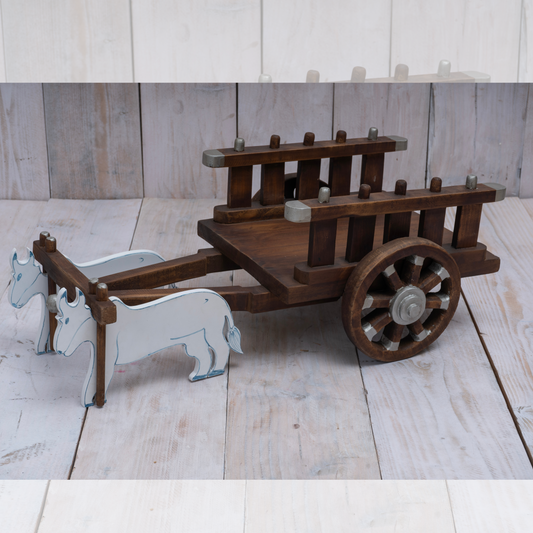 Wooden Bull Cart