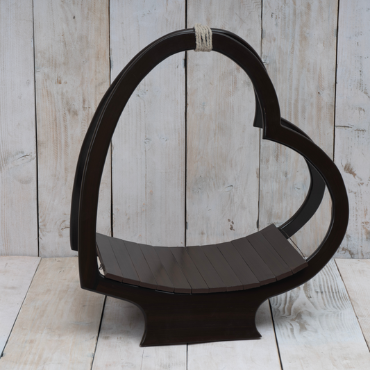Detachable wooden Heart Swing