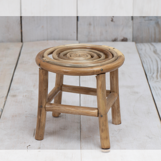 Cane side table (Round)
