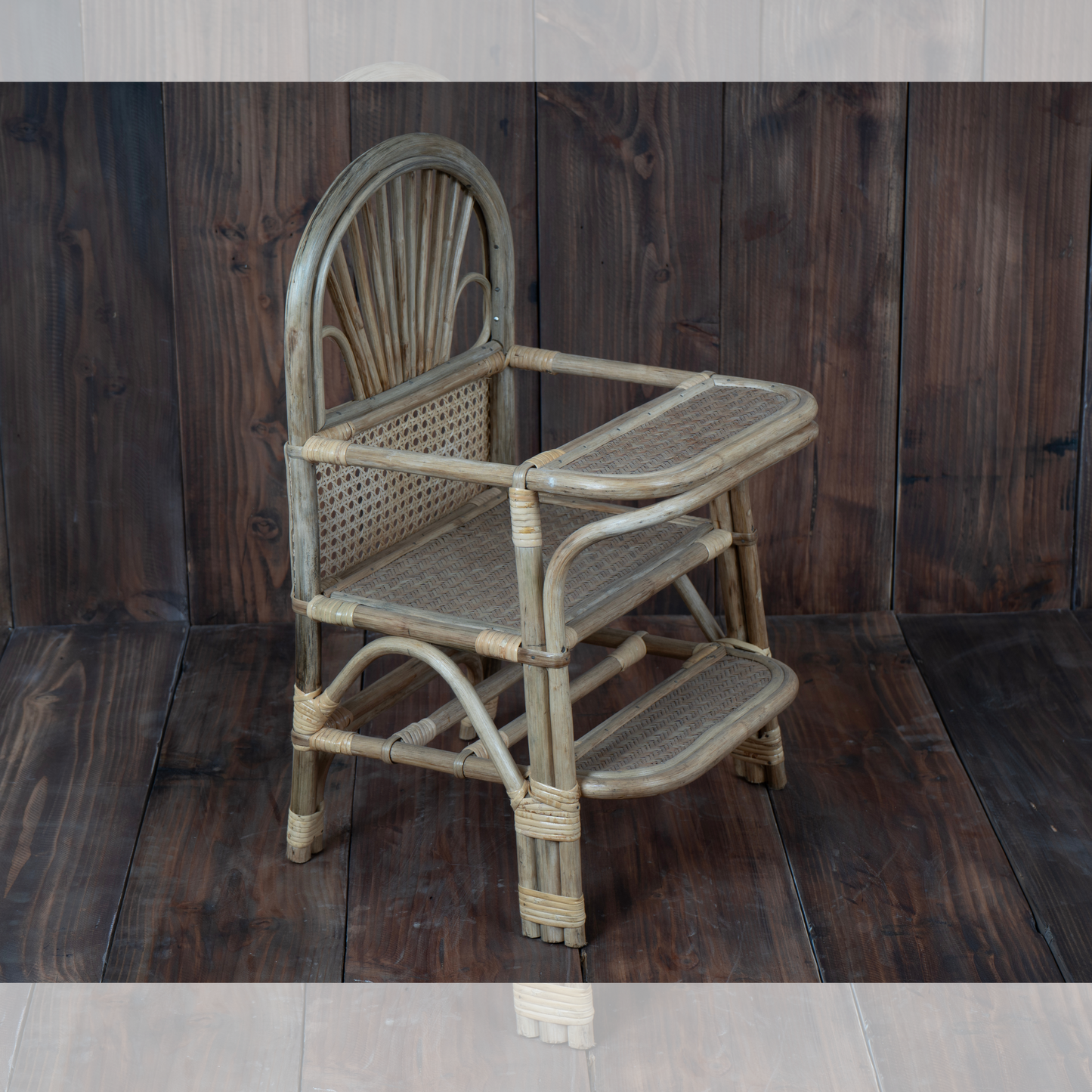 Cane High Chair