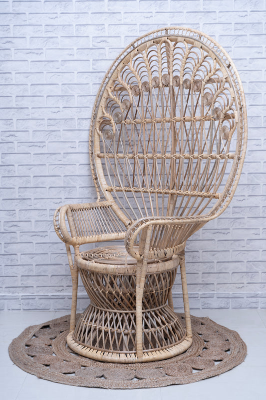 Cane Peacock Chair